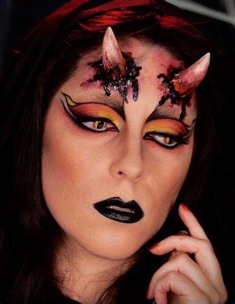 devil halloween makeup